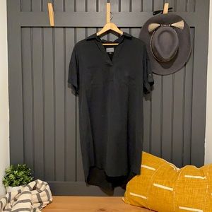 Charcoal shirtdress